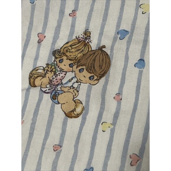 Precious Moments Fitted Crib Bedding Sheet Nursery Decor Vintage - Picture 2 of 8